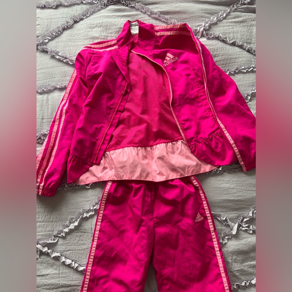 Little girl track suit.